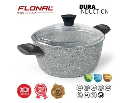 Кастрюля Flonal Dura Induction 4,3 л з кришкою (DUICV2430)