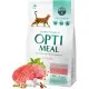 Сухий корм для кішок Optimeal для стерилізованих/кастрованих з високим вмістом яловичини та сорго 700 г (4820215369640)
