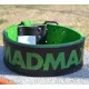 Атлетичний пояс MadMax MFB-302 Quick Release Belt шкіряний Black/Green M (MFB-302_M)
