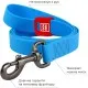 Повідок для собак WAUDOG Waterproof M Ш 20 мм Д 183 см блакитний (27292)