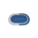 Килимок для ванної Stenson суперпоглинаючий 50 х 80 см овальний сіро-синій (R30940 grey-blue)