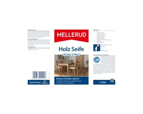 Засіб для миття підлоги Mellerud Для очищення та догляду за підлогою з масляною пропиткою 1 л (4004666010447)
