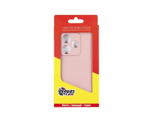 Чехол для мобильного телефона Dengos Soft Xiaomi Redmi 13 4G (pink) (DG-TPU-SOFT-61)