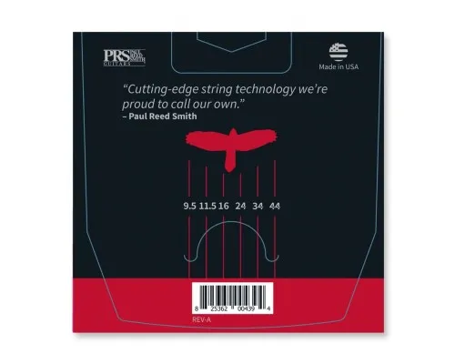 Струни для гітари PRS Signature Custom Light Guitar Strings 9.5-44 (100148002001004)