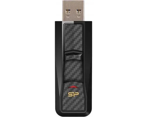 USB флеш накопичувач Silicon Power 64Gb Blaze B50 Black USB 3.0 (SP064GBUF3B50V1K)