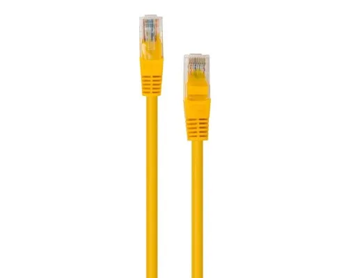 Патч-корд Vinga UTPCat5e 1 m CCA (VCPPCCCS1Y)