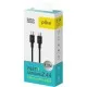 Дата кабель USB Type-C to Type-C 1.2m CB-TT11 black Piko (1283126504105)