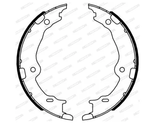 Гальмівні колодки FERODO FSB4123