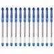 Ручка масляная Baoke 0.5 мм, с гриппом синяя Silky (PEN-BAO-B36-BL)