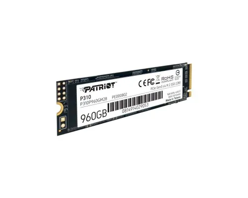Накопитель SSD M.2 2280 960GB Patriot (P310P960GM28)