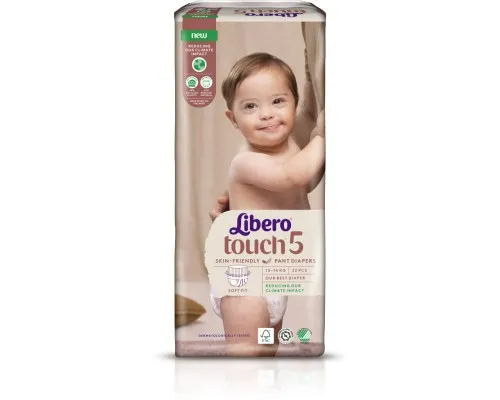 Подгузники Libero Touch Pants Размер 5 (10-14 кг) 32 шт (7322541739571)