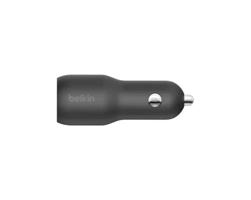 Зарядное устройство Belkin Car Charger 37W PD PPS Dual Black (CCB004BTBK)