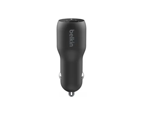 Зарядное устройство Belkin Car Charger 37W PD PPS Dual Black (CCB004BTBK)