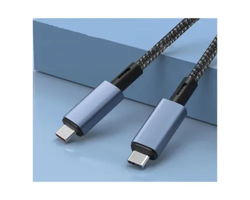 Дата кабель USB-C to USB-C 1.2m Pulsing Fast Charging 240W USB4.0 XoKo (XK-SC-2-240W)