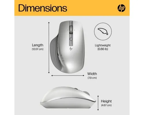 Мышка HP Creator 930 Wireless Silver (1D0K9AA)