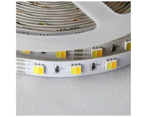 Світлодіодна стрічка LED-STIL 2700-6500K 12 Вт/м 5050 60 діодів IP33 12 Вольт 1200 lm двокольорова (DFP5050WW-60P-IP20-2W)