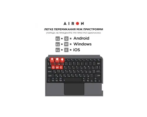 Чехол для планшета AirOn Premium iPad 10.9 10Gen 2022 10.9 with Keyboard (4822352781095)