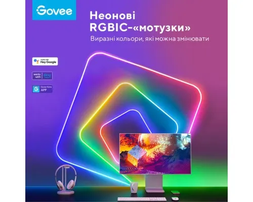 Світлодіодна стрічка Govee Neon LED Strip Light 3м Білий (H61A03D1)