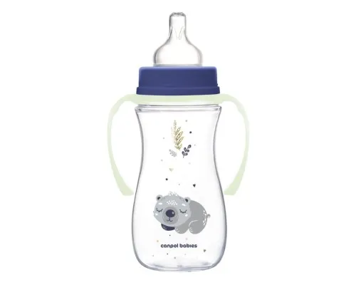 Бутылочка для кормления Canpol babies Easystart Sleepy Koala 300 мл голубая (35/238_blu)