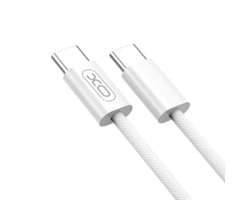 Дата кабель USB-C to USB-C NB-Q259 60W White XO (XO-NB-Q259-WH)