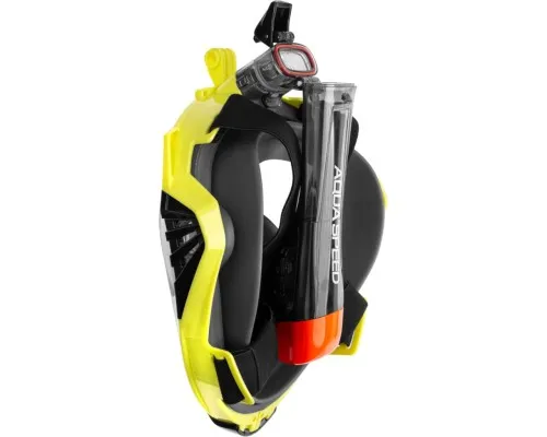 Маска для плавання Aqua Speed Drift 9936 чорний, жовтий 249-38 S/M (5908217699367)