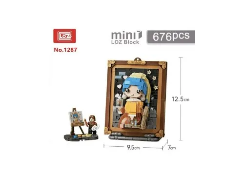 Конструктор LOZ mini Дівчина з перловою сережкою без фігурок (1287)