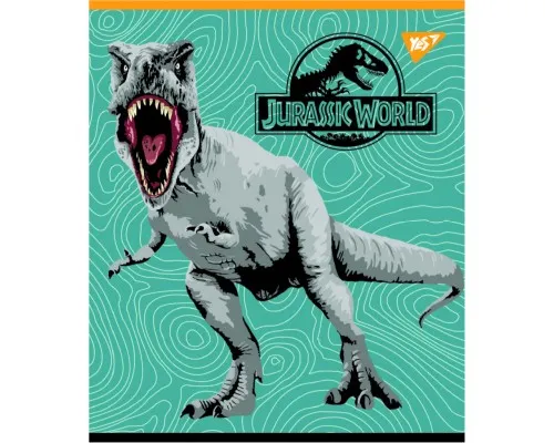 Зошит Yes А5 Jurassic world 12 аркушів коса лінія (766799)