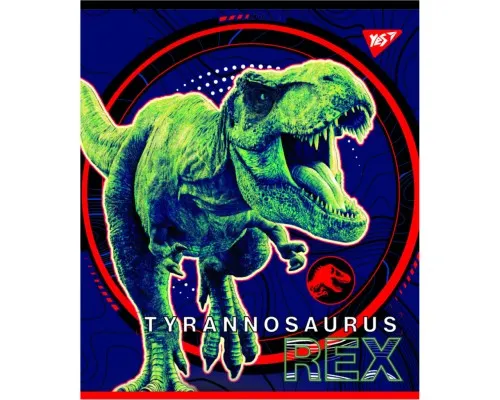 Тетрадь Yes А5 Jurassic world 12 листов косая линия (766799)