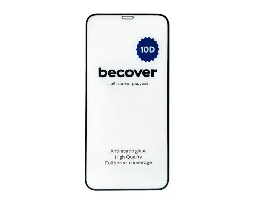 Скло захисне BeCover Apple iPhone 11 10D Black (711323)