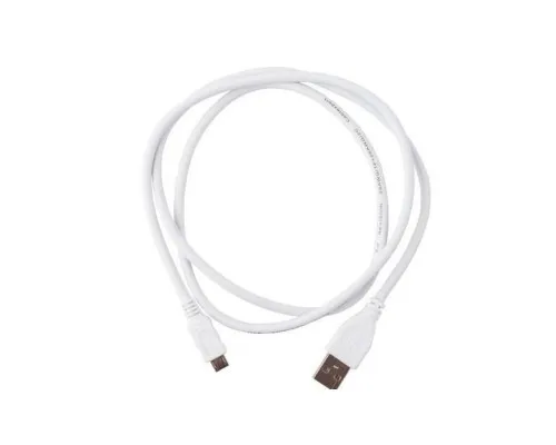 Дата кабель USB 2.0 Micro 5P to AM 1.0m Cablexpert (CCP-mUSB2-AMBM-W-1M)