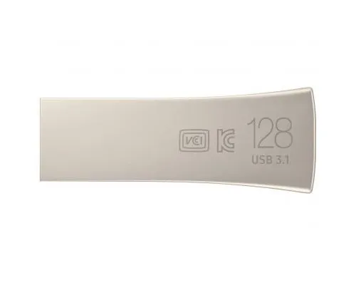 USB флеш накопичувач Samsung 128GB Bar Plus Silver USB 3.1 (MUF-128BE3/APC)