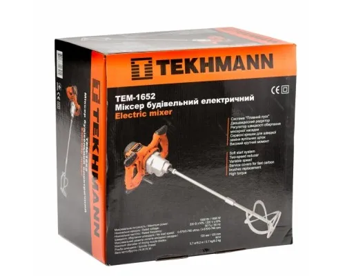 Міксер будівельний Tekhmann TEM-1652 (846850)