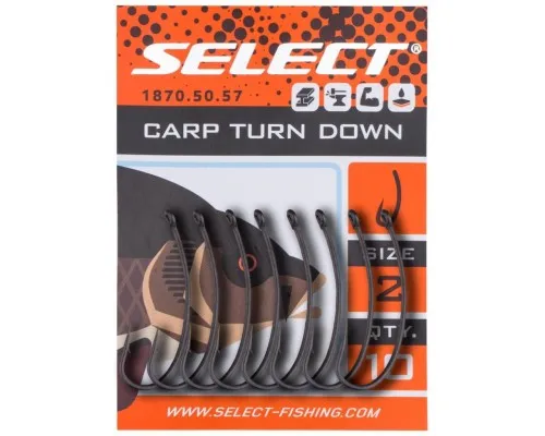 Крючок Select Carp Turn Down 06 (10 шт/уп) (1870.50.55)