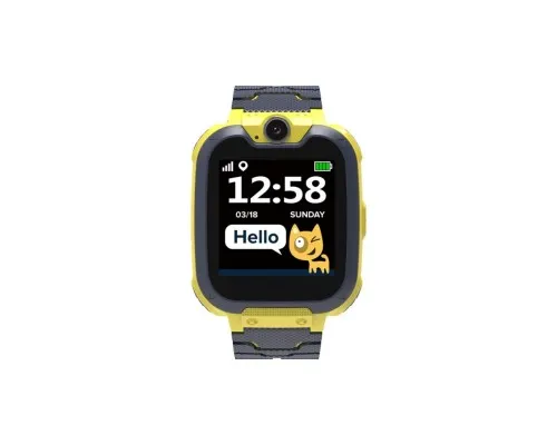 Смарт-часы Canyon CNE-KW31YB Kids smartwatch Tony, Yellow-Grey (CNE-KW31YB)