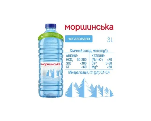 Мінеральна вода Моршинська 3.0 н/газ пет (4820017000383)