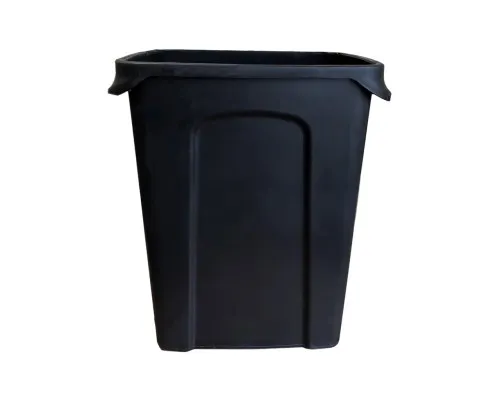 Контейнер для мусора Planet Household Re-Cycler для сортировки (стекло) черный с зеленым 50 л (12188)