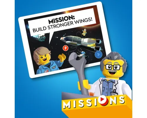 Конструктор LEGO City Missions Миссии исследования Марса на космическом корабле 298 деталей (60354)