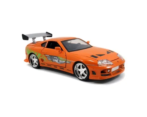 Машина Jada металлическая Форсаж Toyota Supra (1995) + фигурка Брайана 1:24 (253205001)