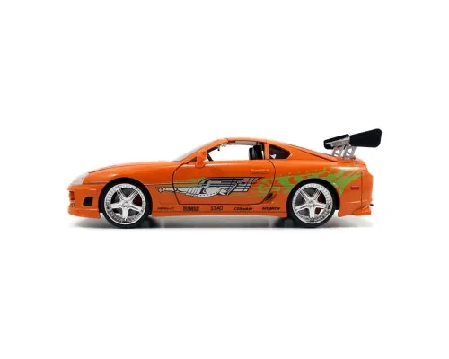 Машина Jada металлическая Форсаж Toyota Supra (1995) + фигурка Брайана 1:24 (253205001)