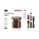 Емкость для сыпучих продуктов Ardesto Fresh стекло, пластик 380 мл (AR1338SF)