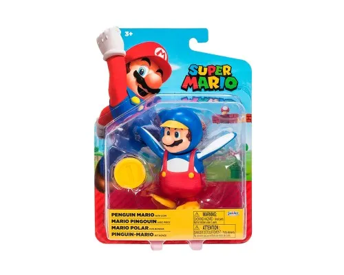 Фигурка Super Mario с артикуляцией – Марио-пингвин 10 см (40824i)