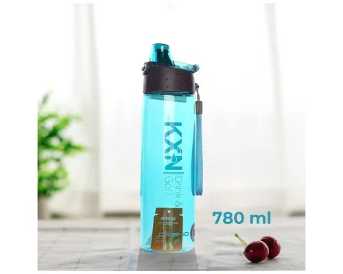 Бутылка для воды Casno 780 мл KXN-1180 Блакитна (KXN-1180_Blue)