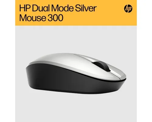 Мишка HP Dual Mode Bluetooth/Wireless Silver (6CR72AA)