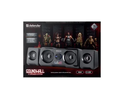 Акустическая система Defender Soundwall USB Black (65214)