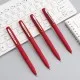 Ручка гелева Baoke антибактеріальне покриття софт 0.5 мм, червона (PEN-BAO-1828A-R)