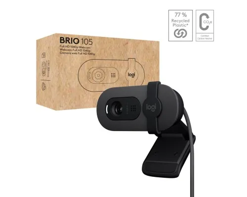 Веб-камера Logitech Brio 105 Full HD 1080p Graphite (960-001592)