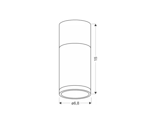 Светильник точечный Candellux 2284279 TUBA (2284279)