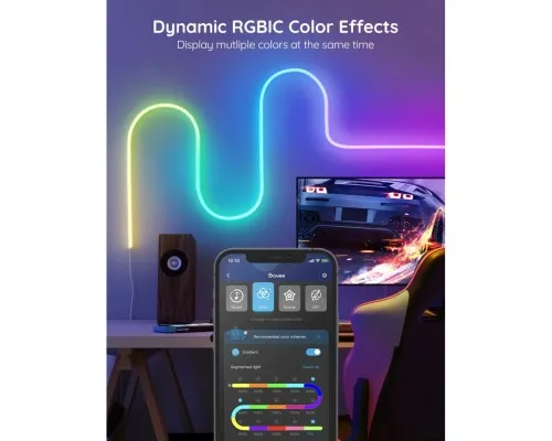 Світлодіодна стрічка Govee Neon LED Strip Light 5м Білий (H61A23D1)