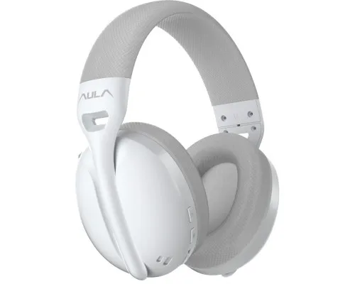 Наушники Aula S6 - 3 in 1 Wired/2.4G Wireless/Bluetooth White (6948391235561)