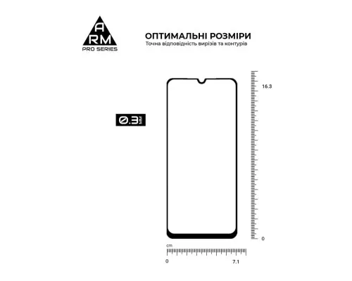 Скло захисне Armorstandart Pro Xiaomi Redmi A3 Black (ARM74453)